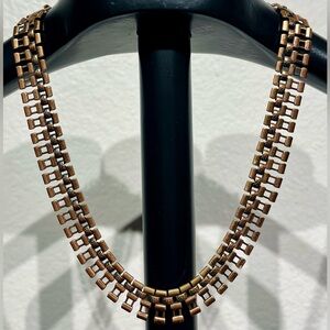 Vintage Solid Copper Cleopatra Necklace